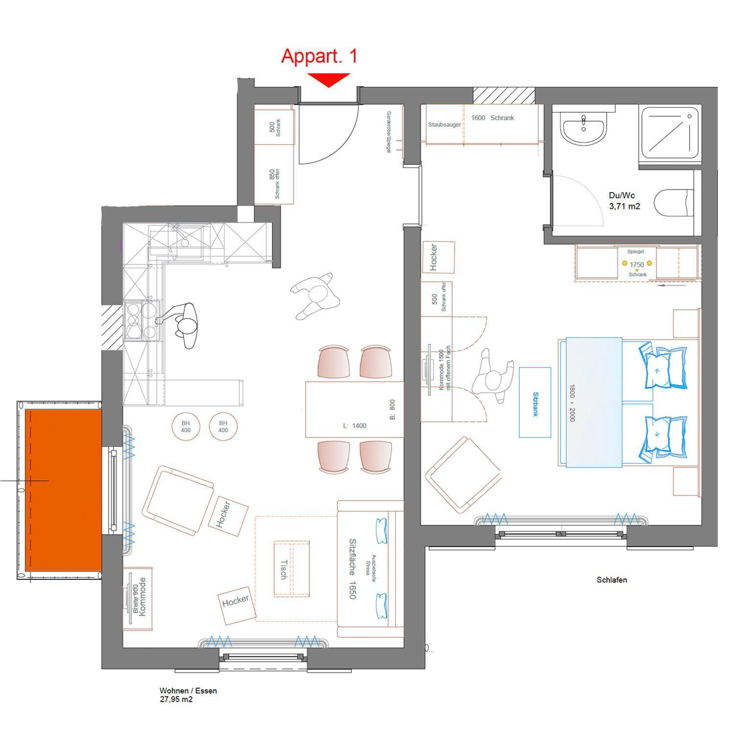 Hubertus Appartements Inzell Rom bilde